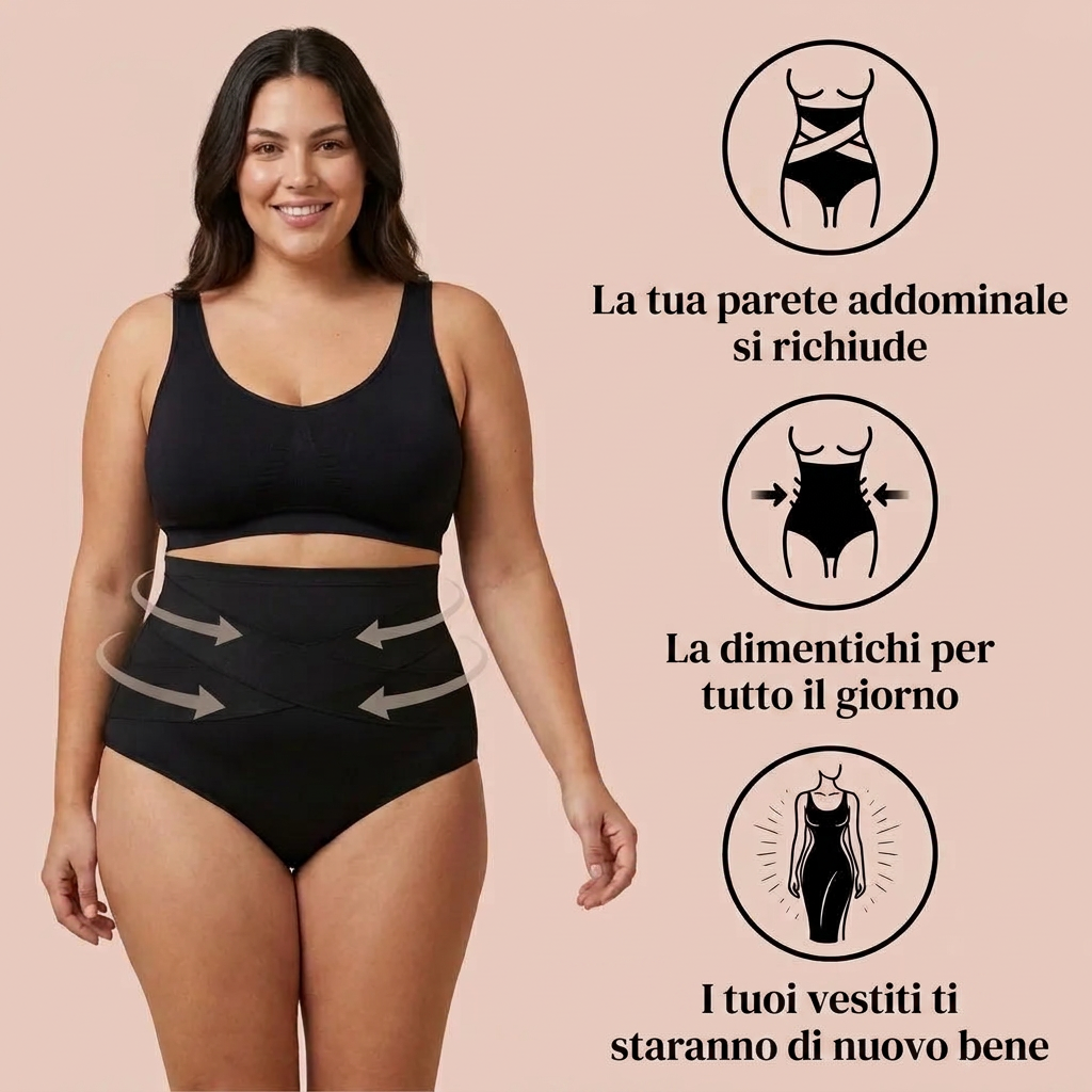 Slip Modellante Post-Parto — Compressione 360°