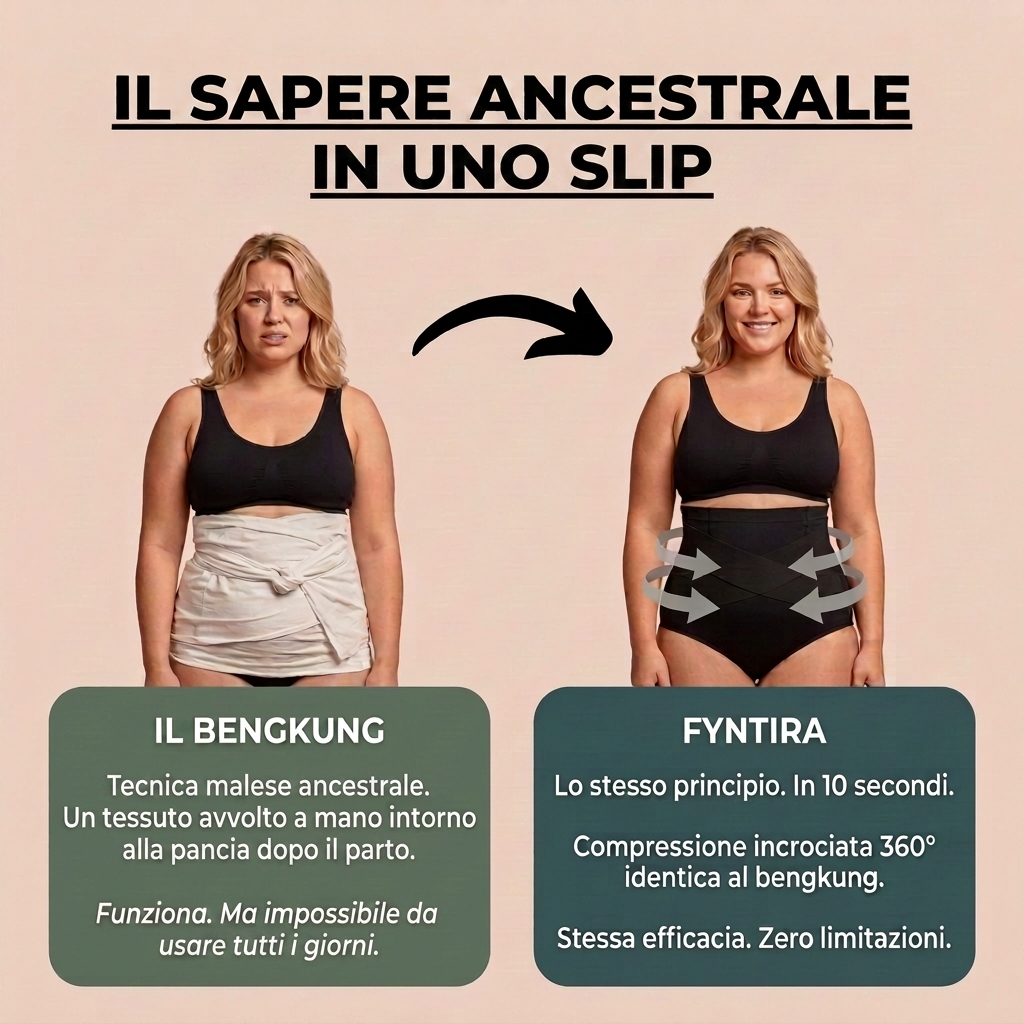 Slip Modellante Post-Parto — Compressione 360°