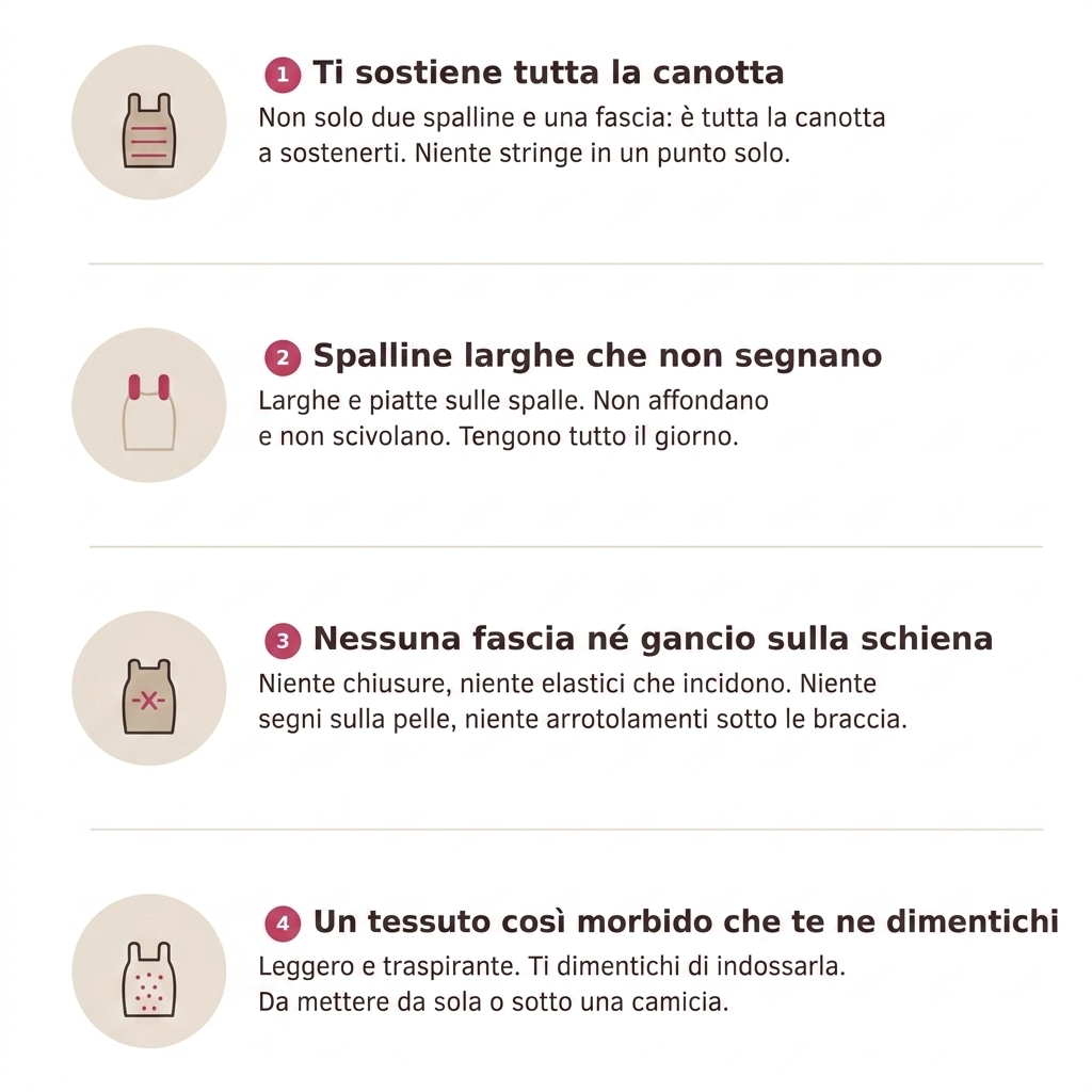 Di' addio al reggiseno, senza rinunciare al sostegno